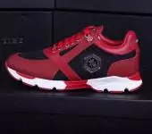 philipp plein solde chaussure driving qp78 red leather